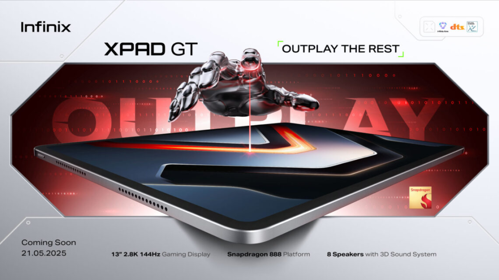 Infinix XPad GT Launch Date & Specifications Confirmed