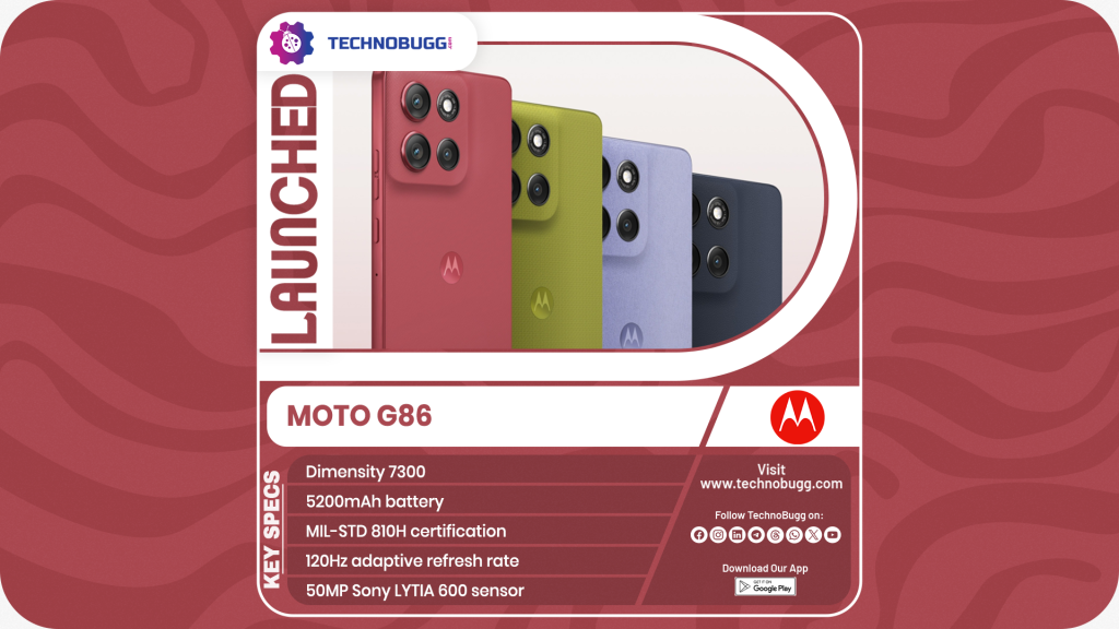 Moto G86 Goes Official