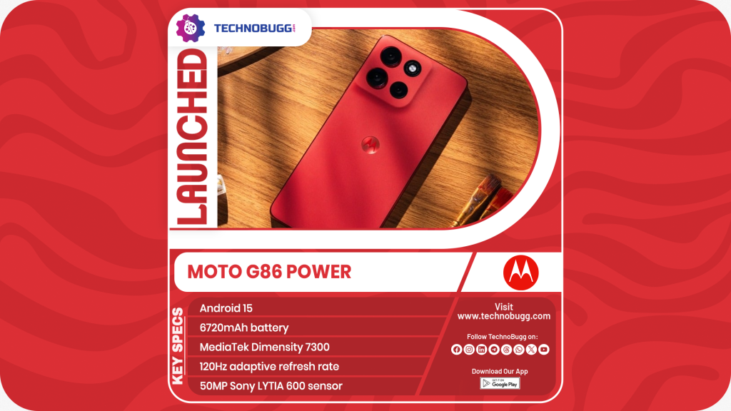 Moto G86 Power Launched