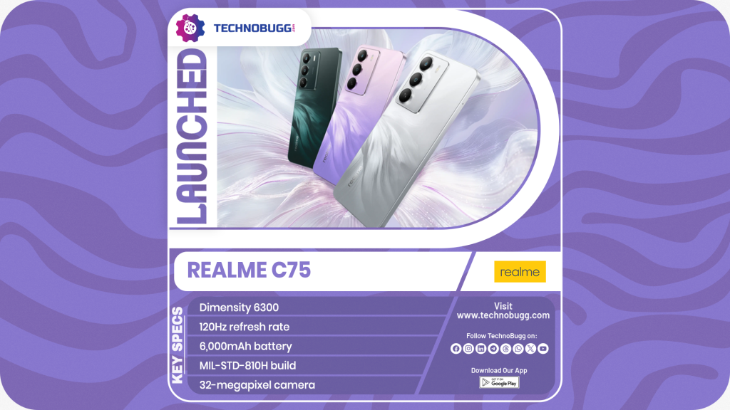 Realme C75 Goes Official