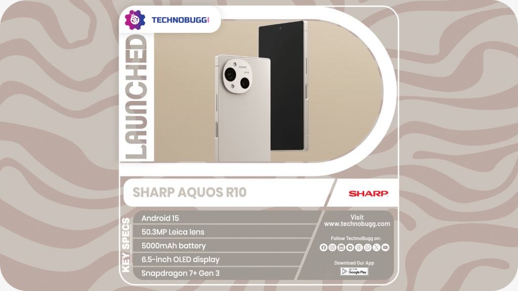 Sharp Aquos R10 Goes Official
