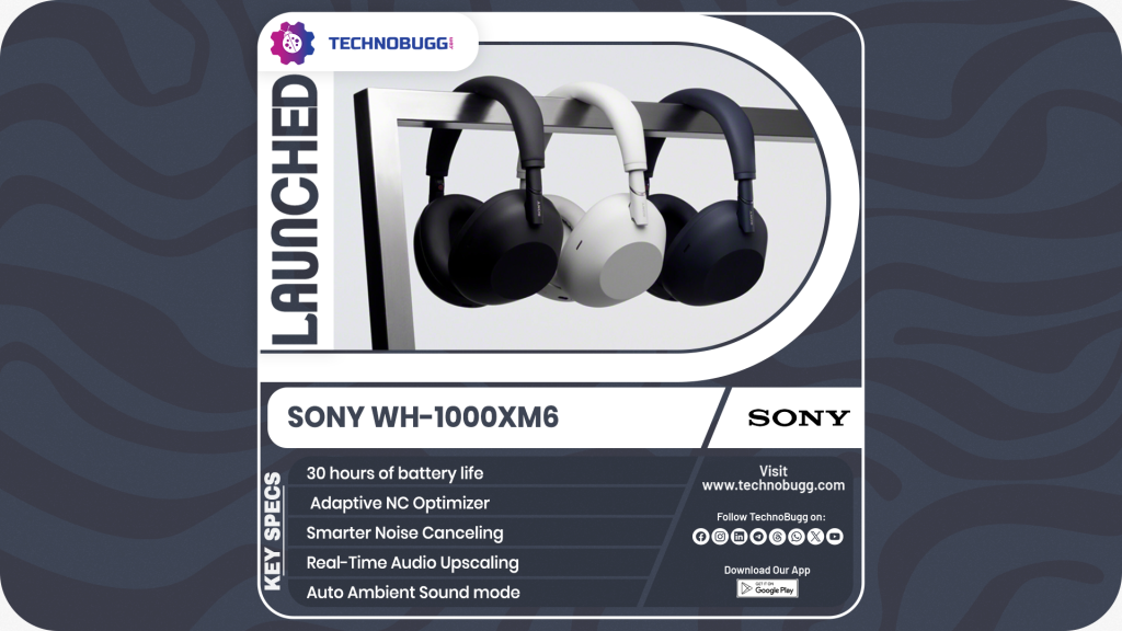 Sony WH-1000XM6 Headphones Unveiled