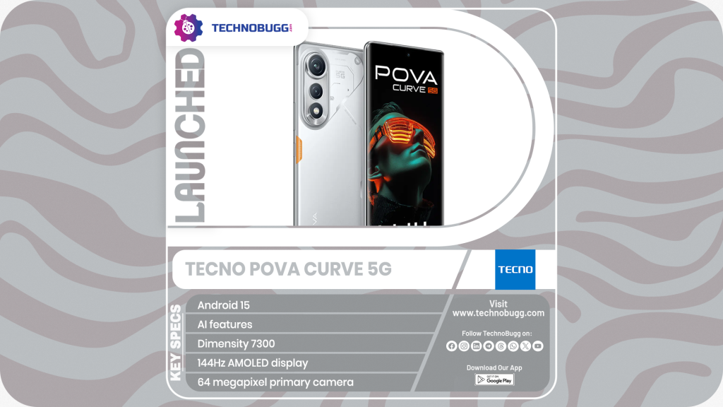 TECNO POVA Curve 5G Unveiled In India