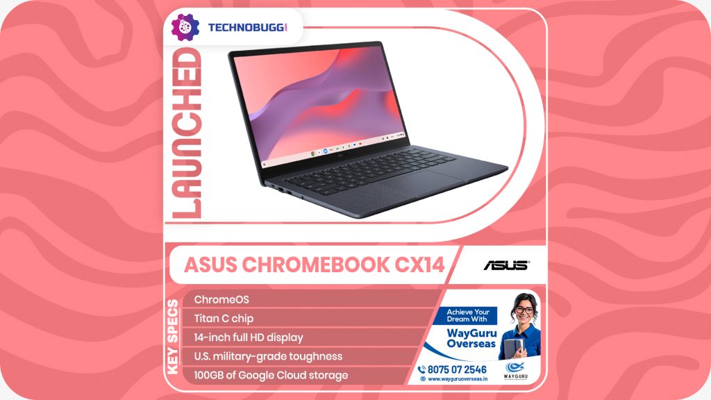Asus Chromebook CX14 Unveiled Asus Chromebook CX14 Unveiled