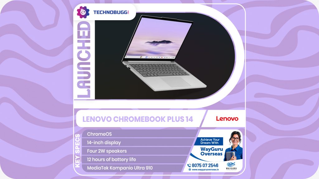 Lenovo Chromebook Plus 14 Unveiled