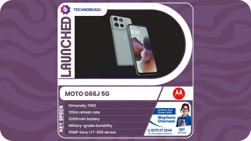 Moto G66j 5G Unveiled Moto G66j 5G Unveiled