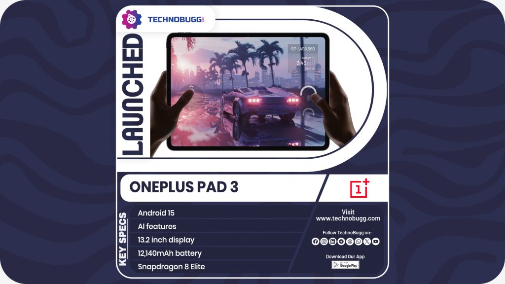 OnePlus Pad 3 Goes Official OnePlus Pad 3 Goes Official