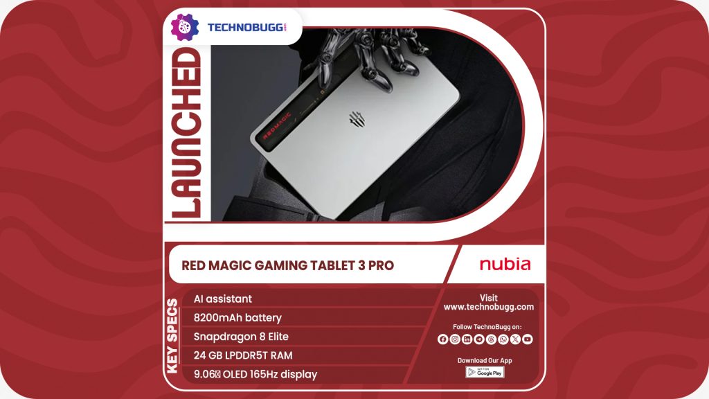 Red Magic Gaming Tablet 3 Pro Unveiled
