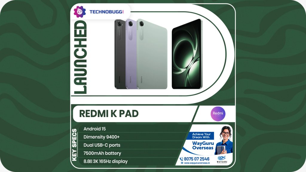 Redmi K Pad - Compact Gaming Tablet Unveiled