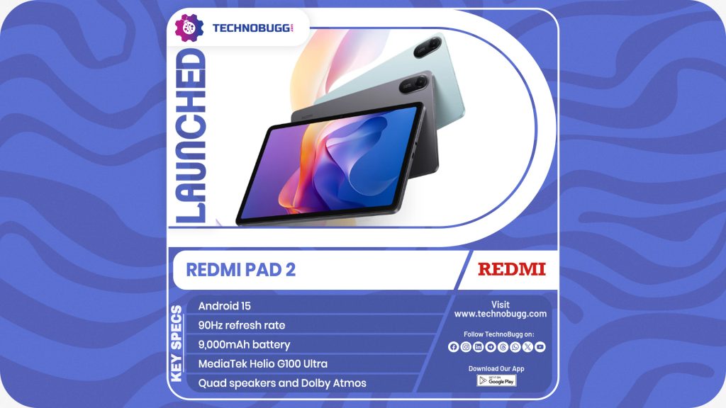 Redmi Pad 2 Unveiled
