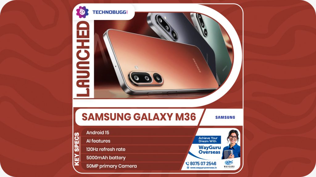 Samsung Galaxy M36 Unveiled