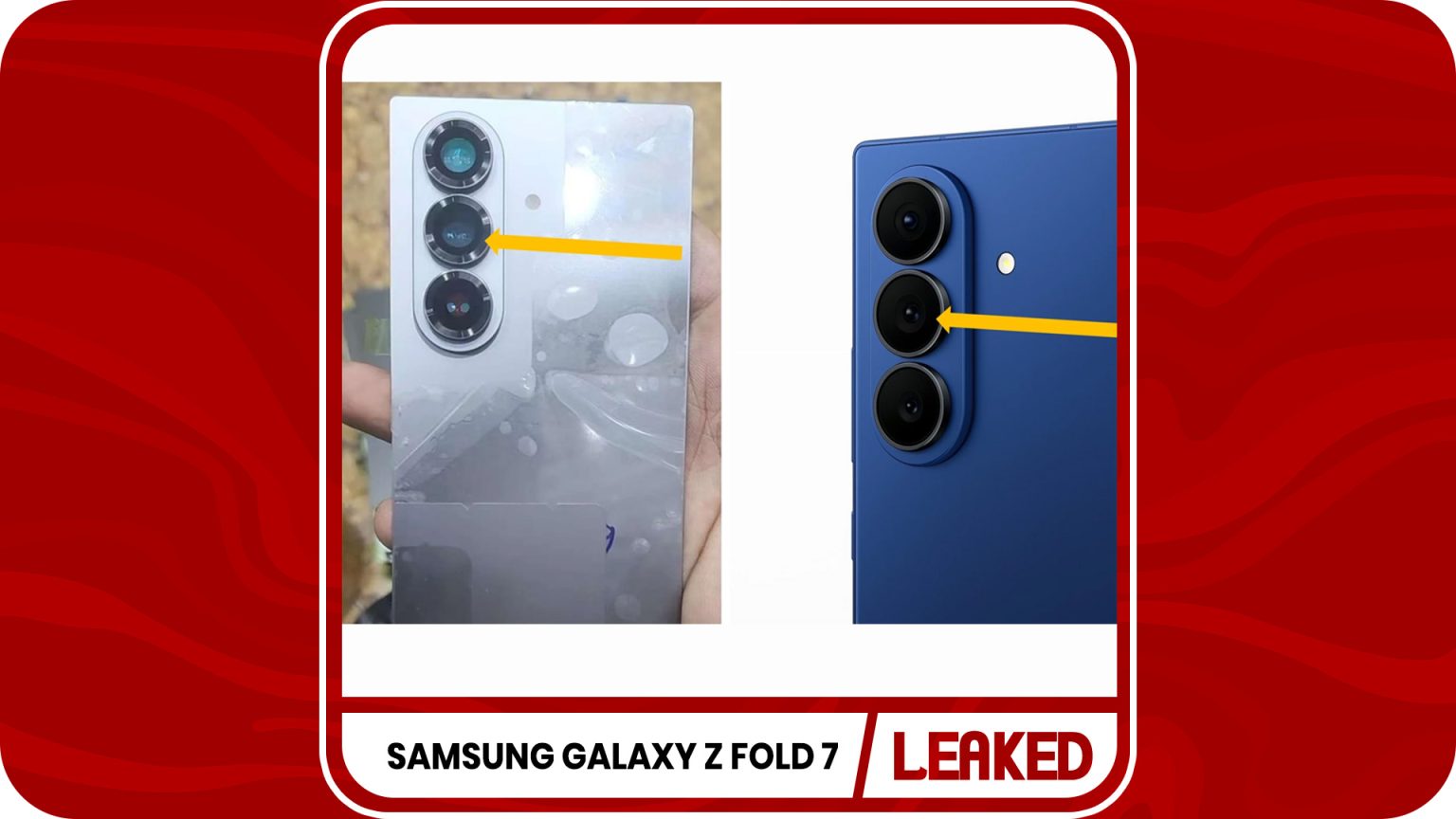 Samsung Galaxy Z Fold 7 Camera Module Design Leaked Online