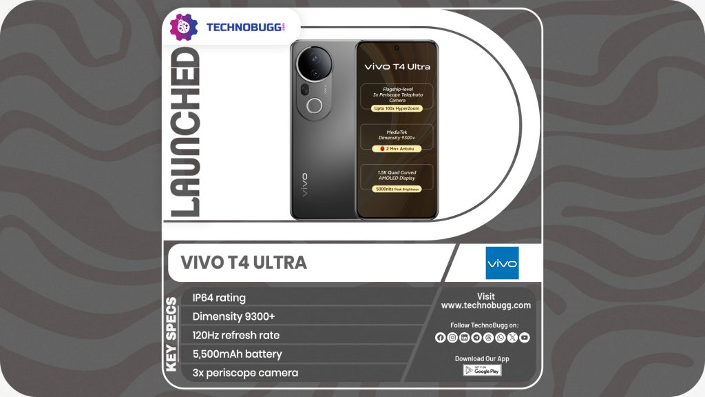 Vivo T4 Ultra Unveiled