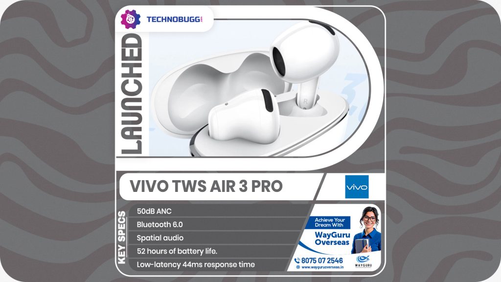 Vivo TWS Air 3 Pro Unveiled Vivo TWS Air 3 Pro Unveiled