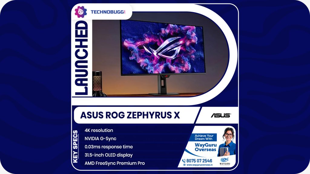 ASUS ROG Zephyrus X Gaming Monitor Launched