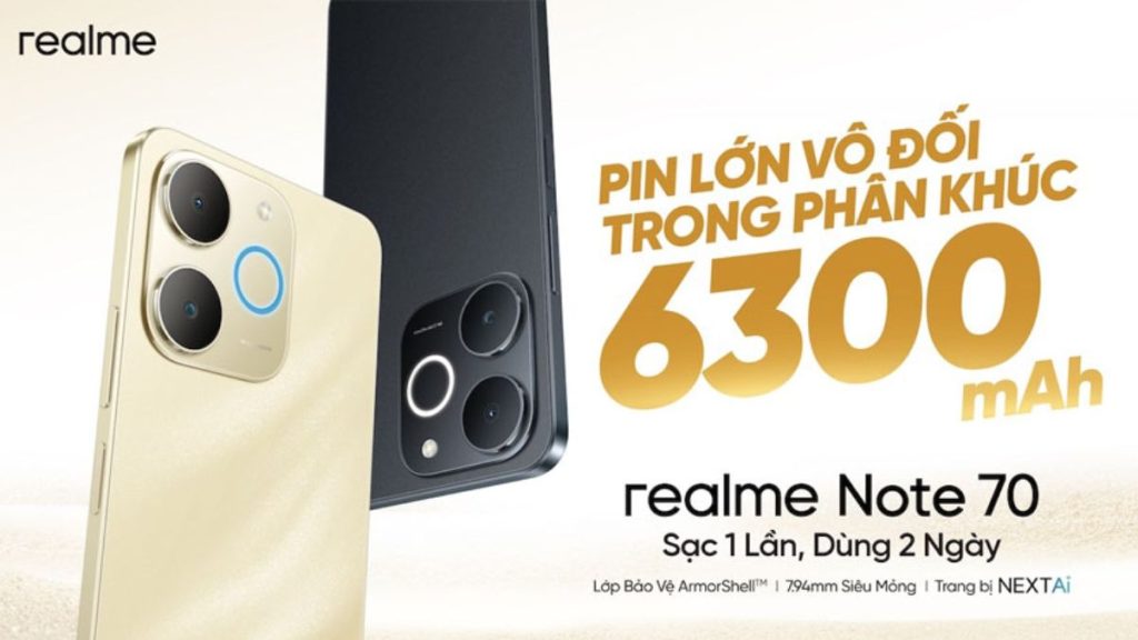 Realme Note 70 Goes Official