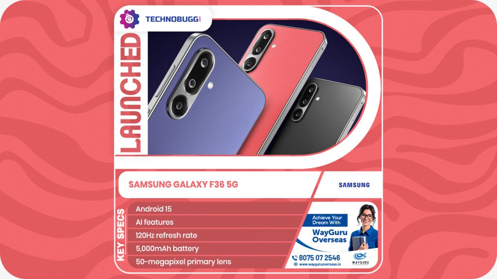 Samsung Galaxy F36 5G Goes Official Samsung Galaxy F36 5G Goes Official