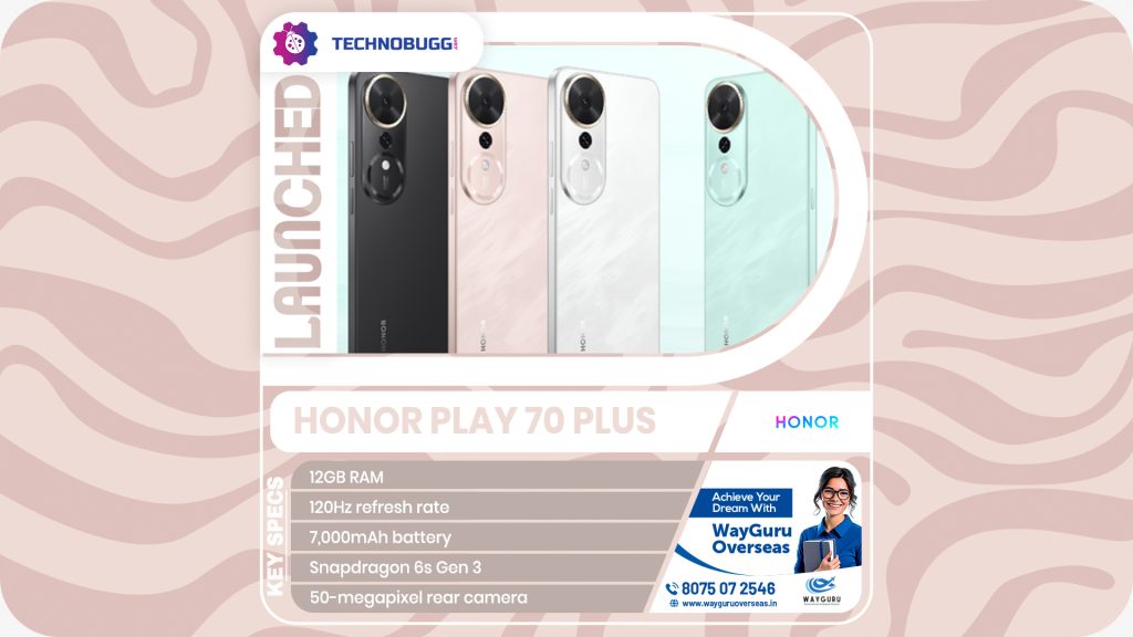 Honor Play 70 Plus Unveiled Honor Play 70 Plus Unveiled