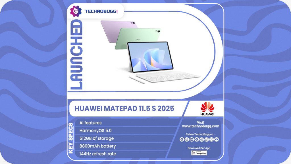 Huawei MatePad 11.5 S 2025 Unveiled