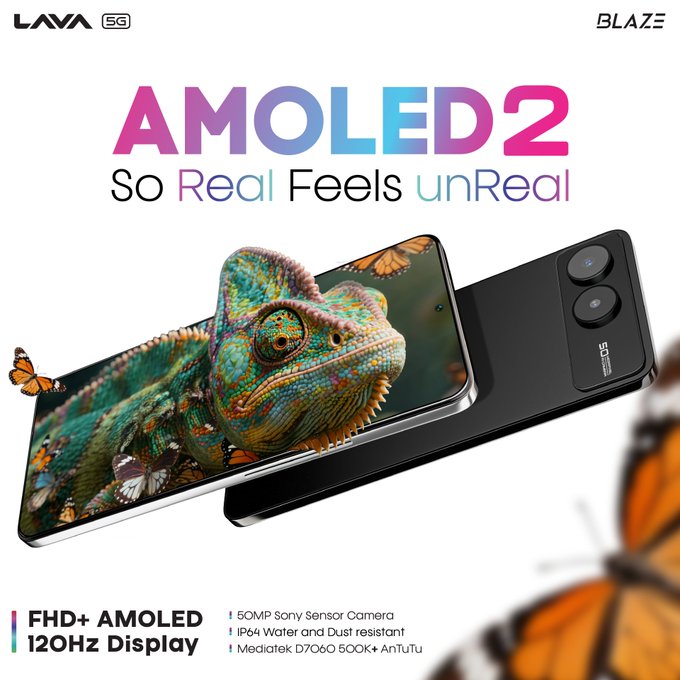Lava Blaze AMOLED 2 5G Goes Official