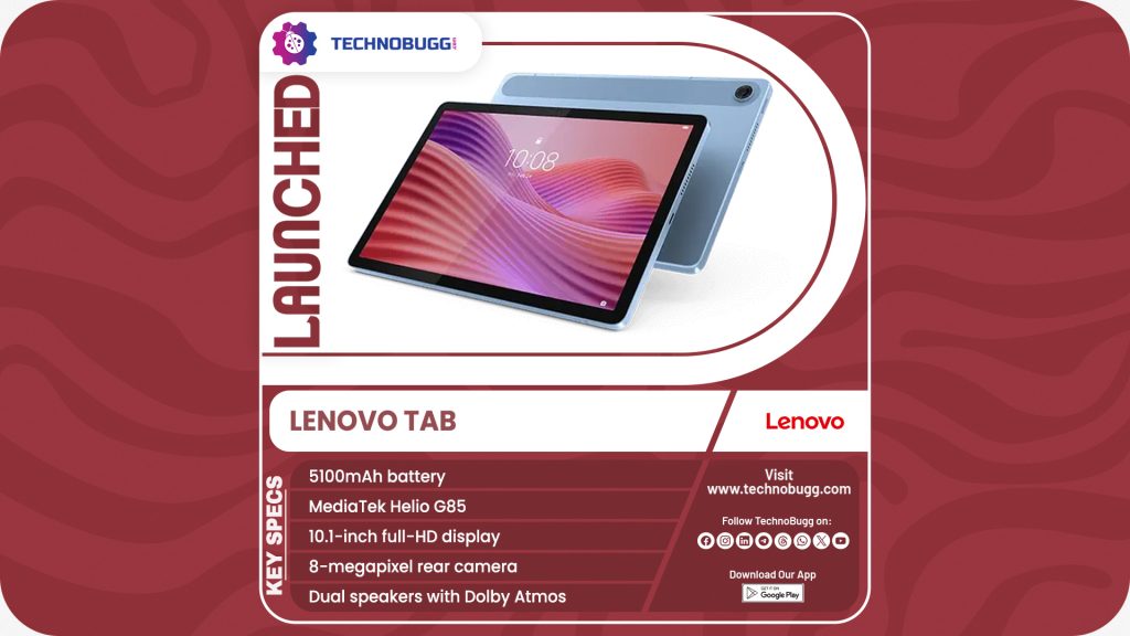 New Lenovo Tab Launched In India New Lenovo Tab Launched In India