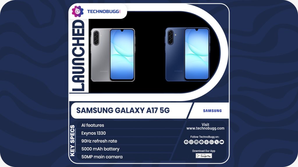 Samsung Galaxy A17 5G Goes Official