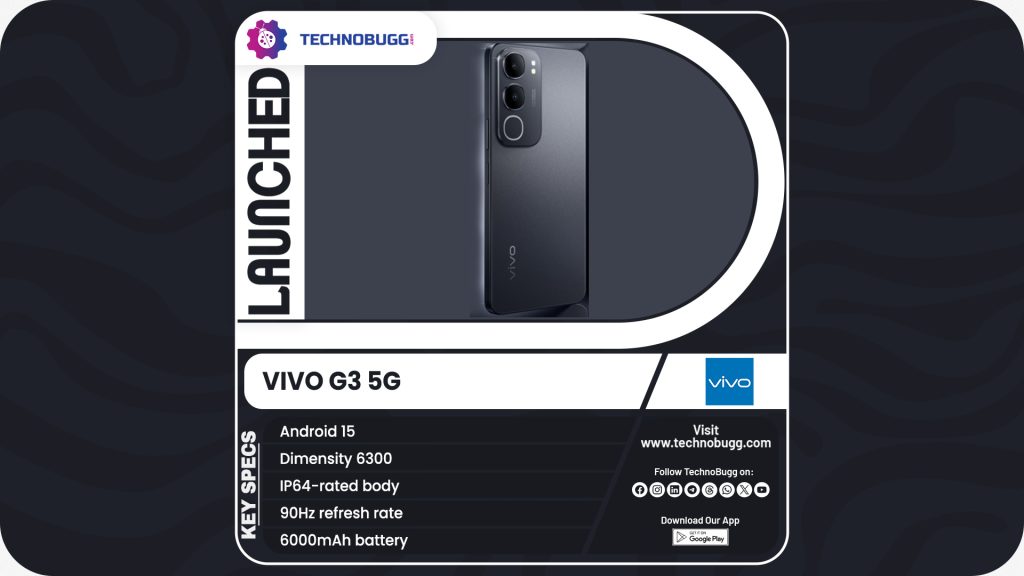 Vivo G3 5G Goes Official Vivo G3 5G Goes Official