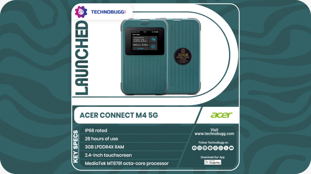 Acer Connect M4 5G Hotspot Unveiled