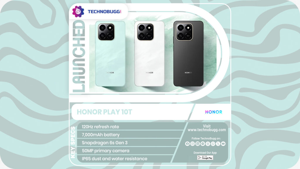 Honor Play 10T Goes Official Honor Play 10T Goes Official