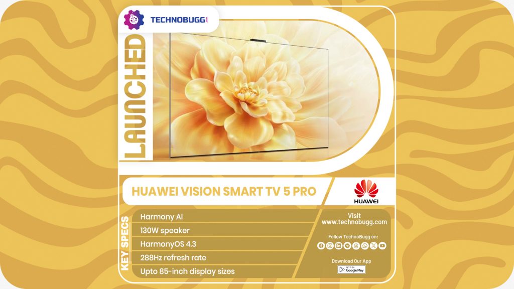 Huawei Vision Smart TV 5 Pro Unveiled