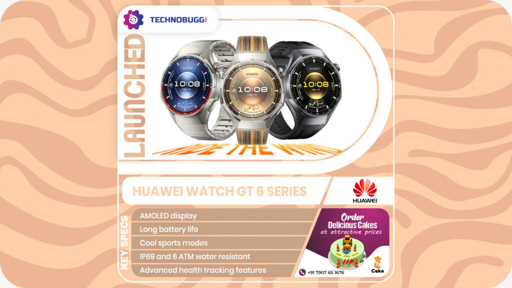 Huawei Watch GT 6 Series Launched