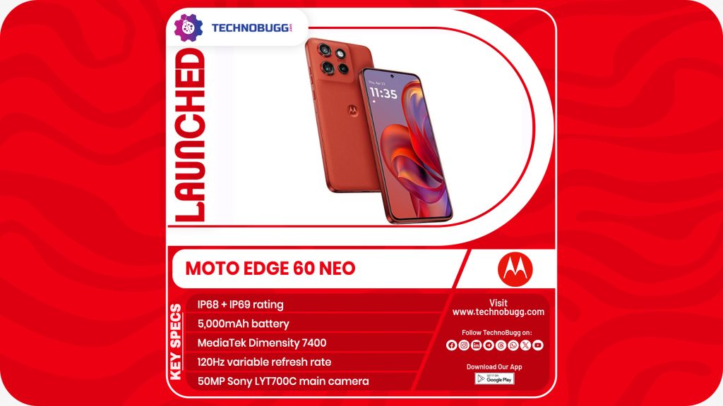 Moto Edge 60 Neo Unveiled