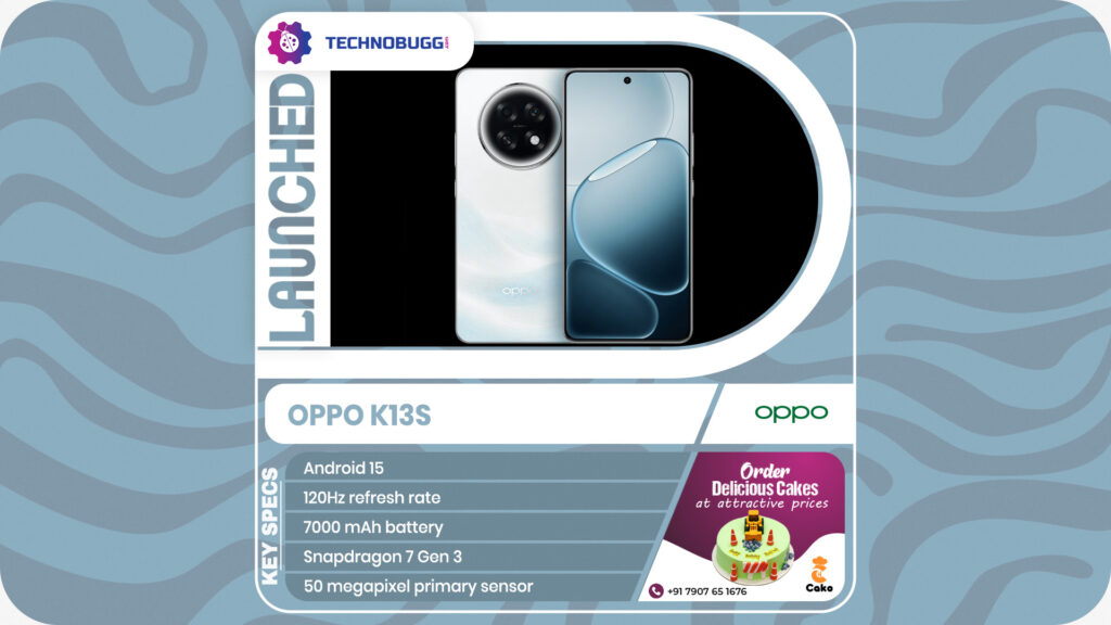 OPPO K13s Unveiled OPPO K13s Unveiled