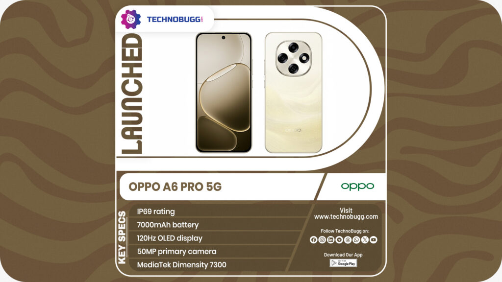 Oppo A6 Pro 5G Goes Official Oppo A6 Pro 5G Goes Official