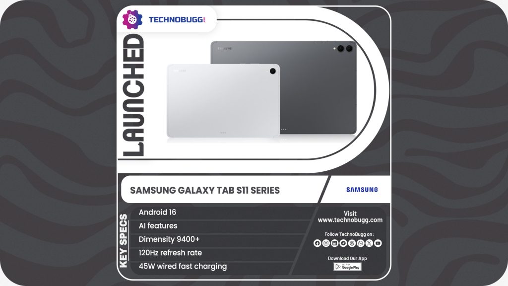 Samsung Galaxy Tab S11 Series Launched