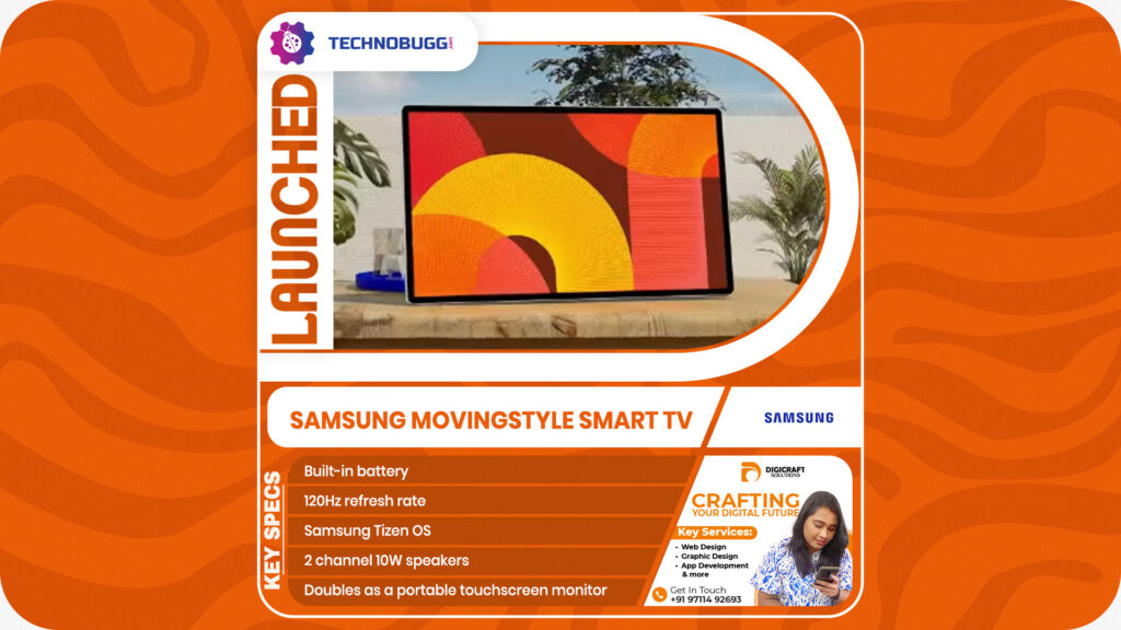 Samsung Movingstyle Smart TV Unveiled Samsung Movingstyle Smart TV Unveiled