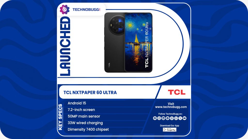 TCL NxtPaper 60 Ultra Unveiled TCL NxtPaper 60 Ultra Unveiled