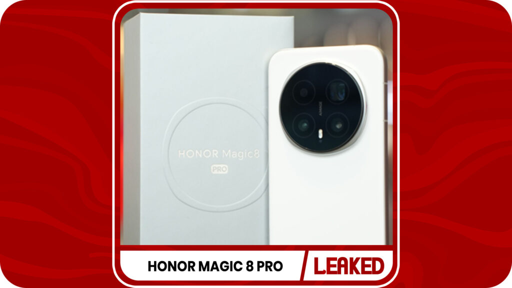 Honor Magic 8 Pro Real-life Image Leaked