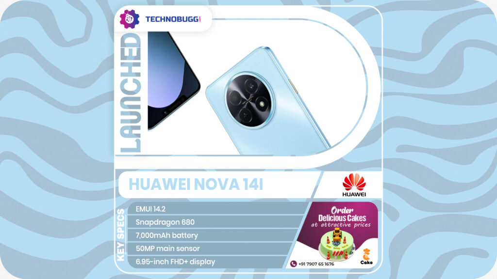 Huawei Nova 14i Unveiled