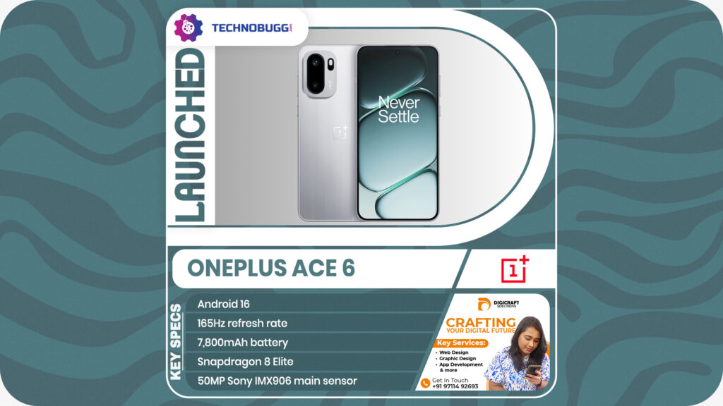 OnePlus Ace 6 Goes Official OnePlus Ace 6 Goes Official