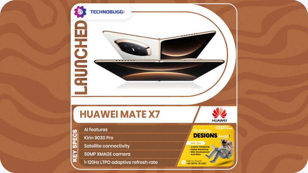 Huawei Mate X7 Unveiled Huawei Mate X7 Unveiled