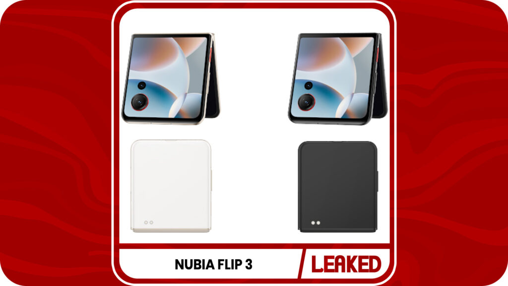 Nubia Flip 3 Renders Leaked