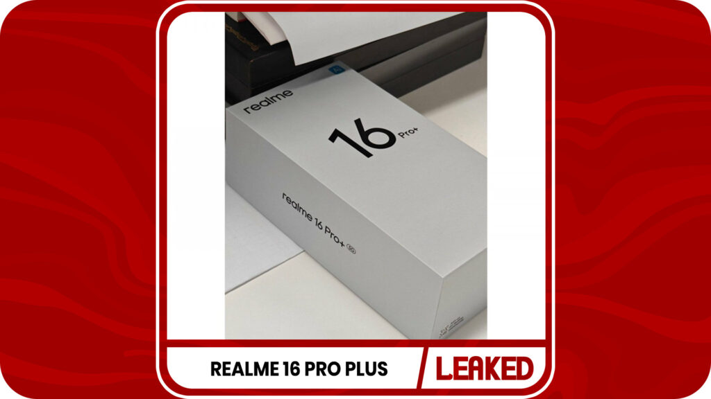 Realme 16 Pro Plus Retail Box Leaked