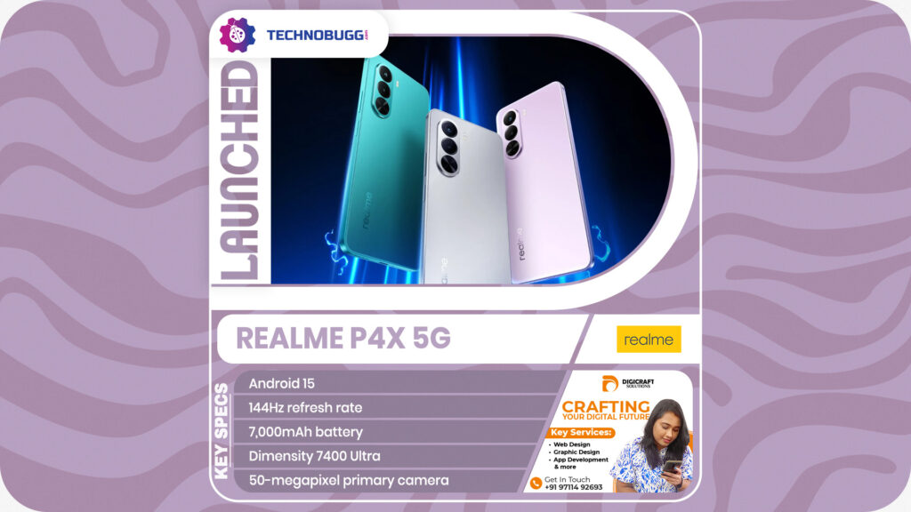 Realme P4x 5G Unveiled