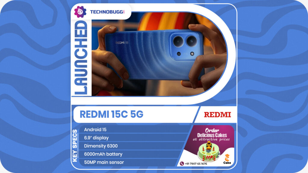 Redmi 15C 5G Launched In India Redmi 15C 5G Launched In India