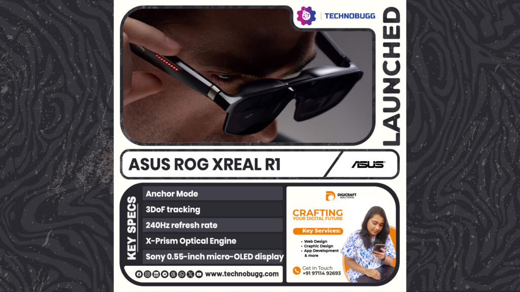 ASUS ROG XREAL R1 Unveiled ASUS ROG XREAL R1 Unveiled