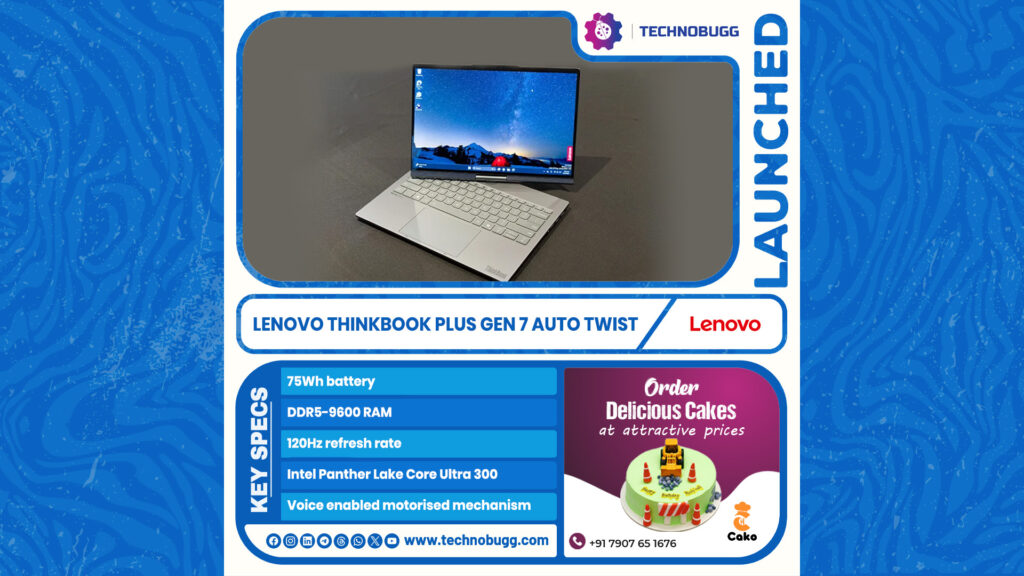 Lenovo ThinkBook Plus Gen 7 Auto Twist Unveiled Lenovo ThinkBook Plus Gen 7 Auto Twist Unveiled