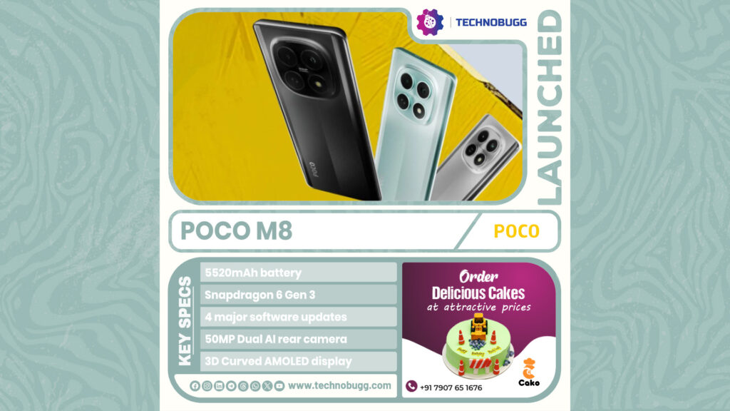 Poco M8 Goes Official In India Poco M8 Goes Official In India