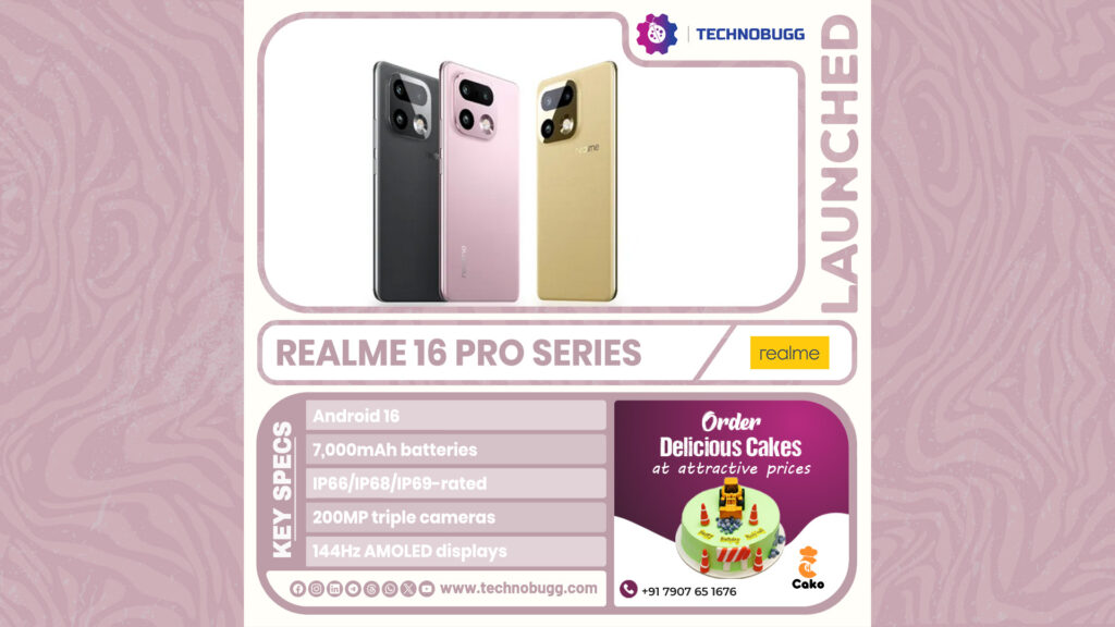 Realme 16 Pro Series Goes Official
