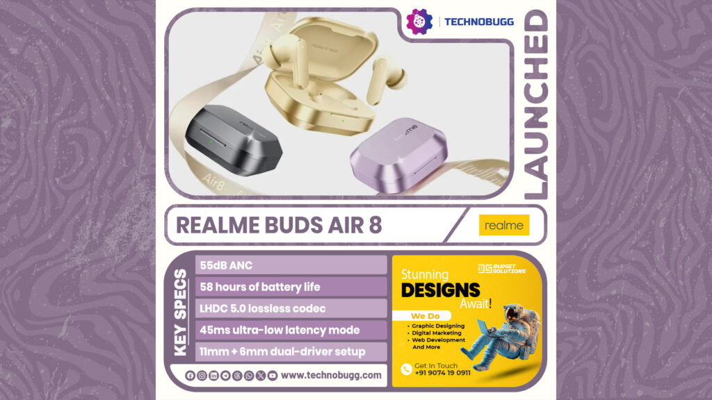 Realme Buds Air 8 Unveiled